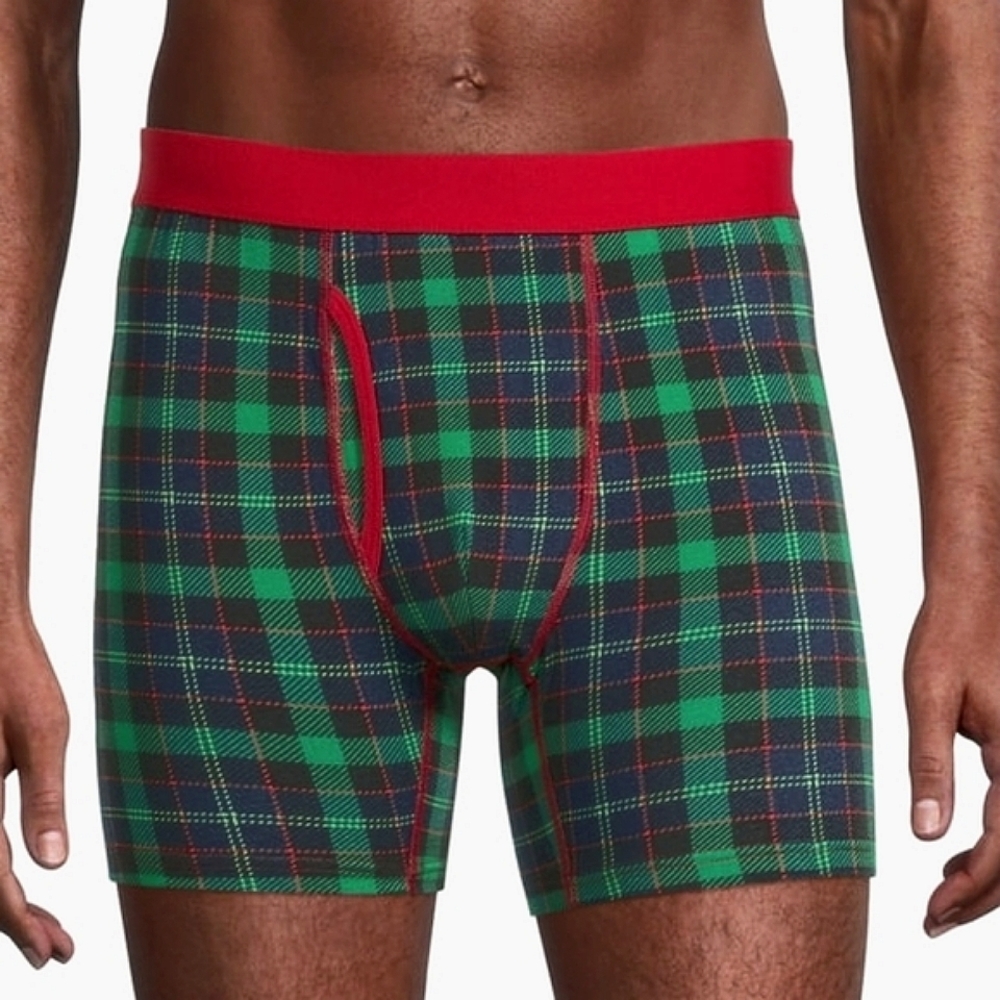 Tartan plaid boxer brief